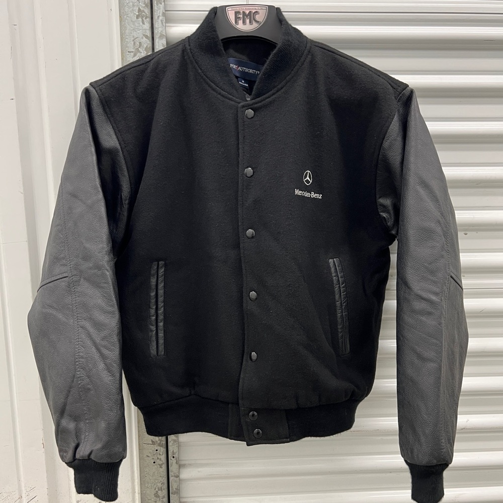 Mercedes Benz McLaren Varsity Jacket Wool & Leather Size-M RARE!!!